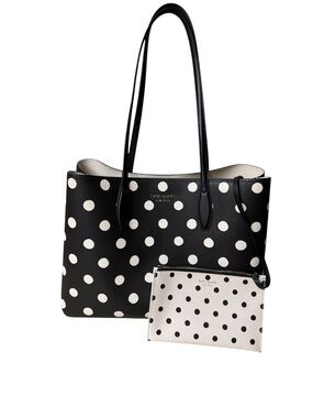 Kate spade bleecker large tote sunshine dot pattern